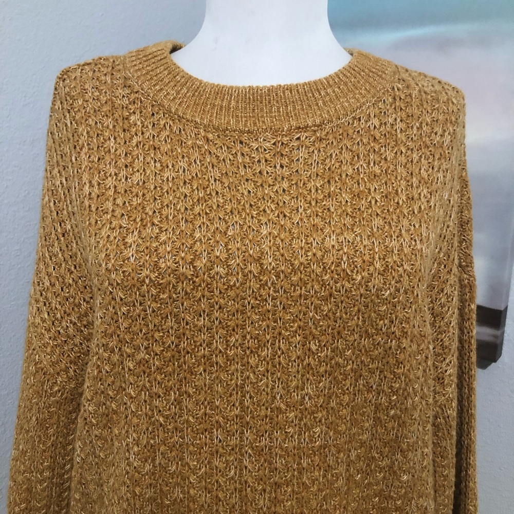 Universal Thread Mustard Knit Sweater - Picture 4 of 7